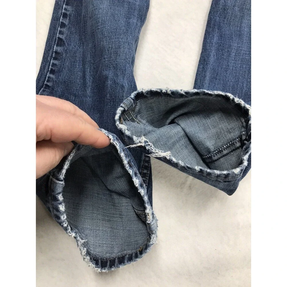 WRANGLER 20X Style 02 Jeans Men 30x31 Slim Fit Distressed Whiskered Western